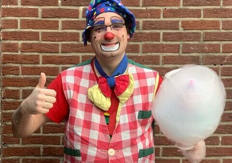 Zoete ballonnen clowns